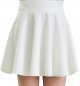 Women's Basic Versatile Stretchy Flared Casual Mini Skater Skirt
