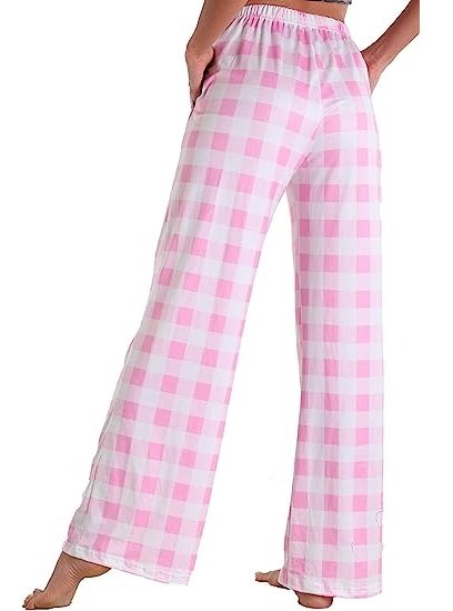 Women Comfy Casual Pajama Pants with Pockets & Drawstring